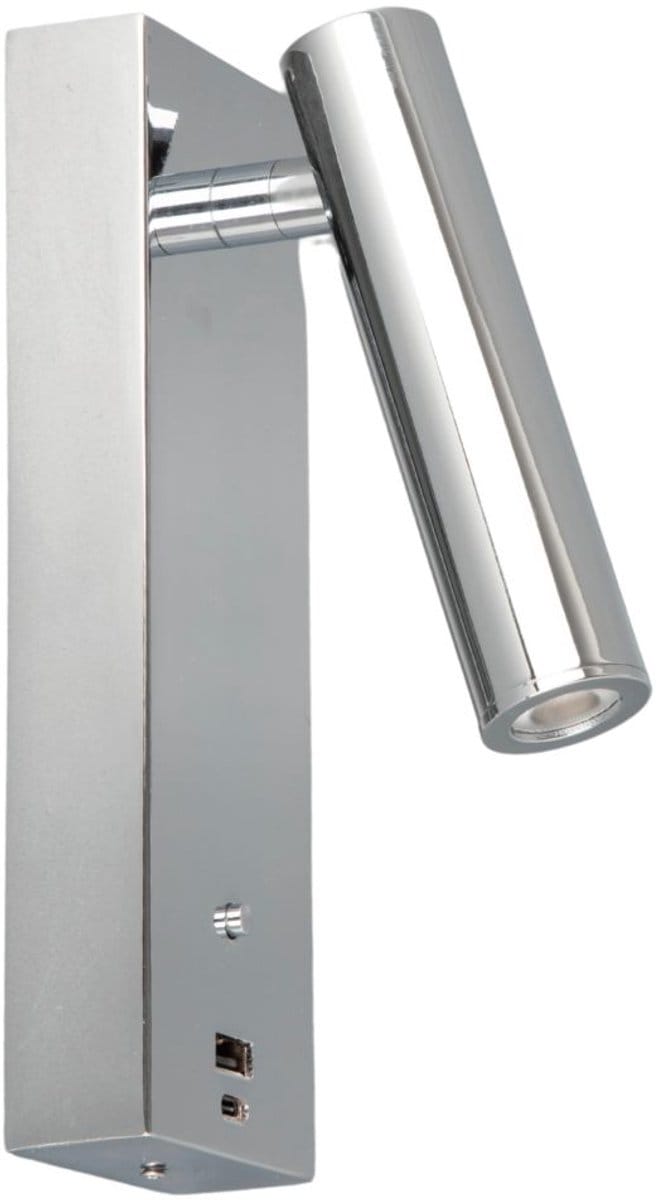 Kosilum - Tofino - Wandlamp - Zilver/Chroom - Metaal