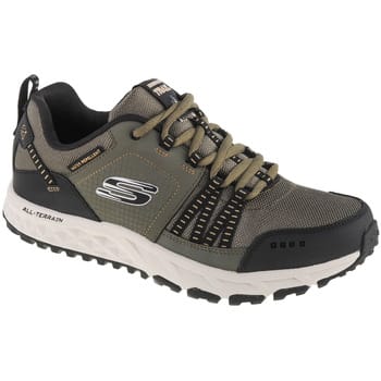 Skechers ESCAPE PLAN Heren Wandelschoenen - Groen / Zwart
