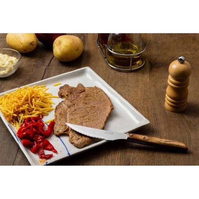 Couteaux à Steak - ARCOS - Forest - Set de 6 - Acier Inoxydable - Bois de Peuplier Compressé