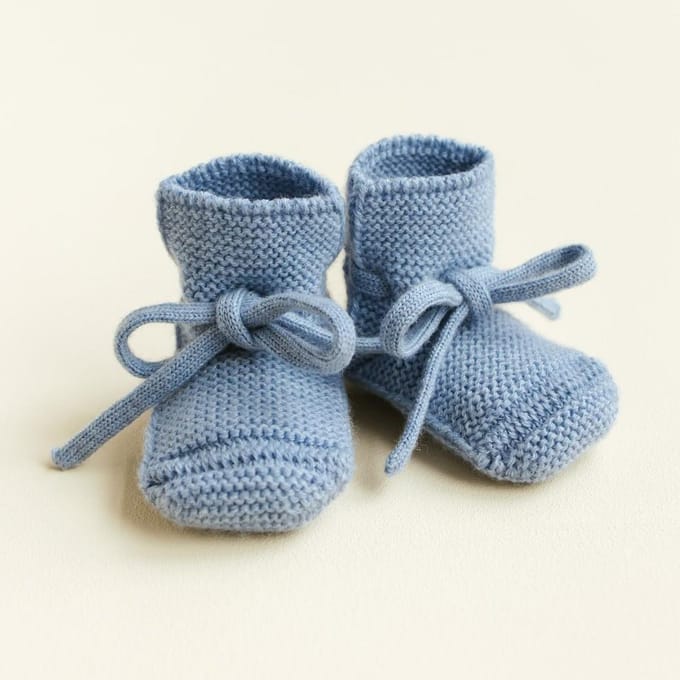HVID slofjes light blue 9-15 mnd