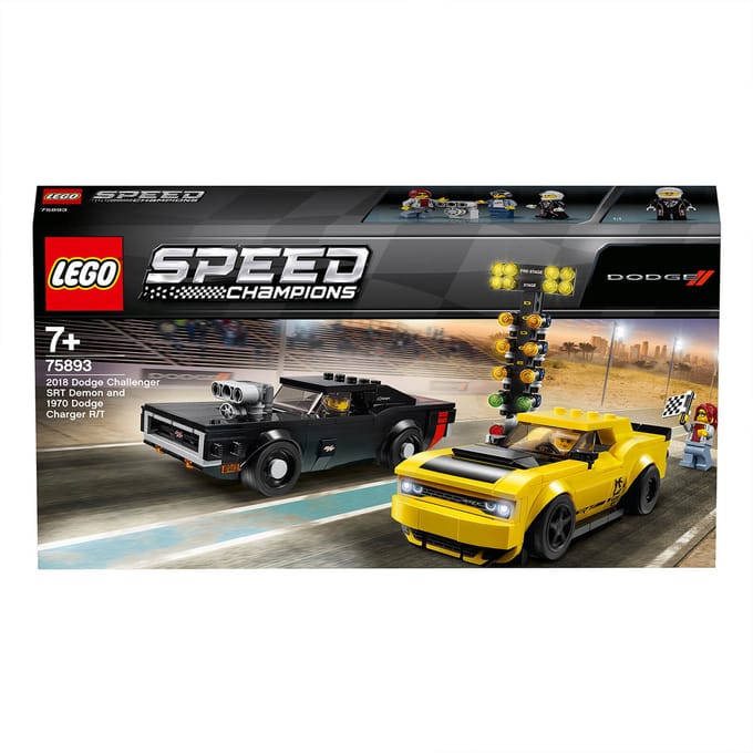 LEGO Dodge Challenger SRT Demon & 1970 Dodge Charger R/T(75893)