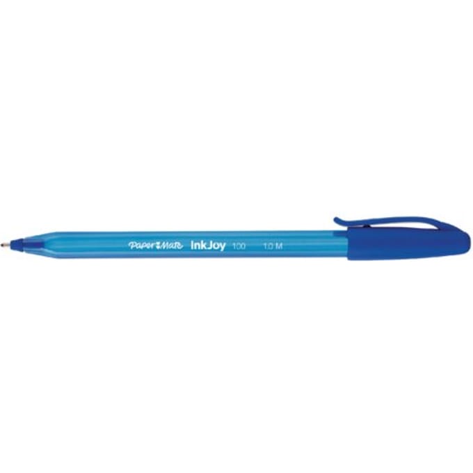 Balpen Paper Mate Inkjoy 100 medium blauw