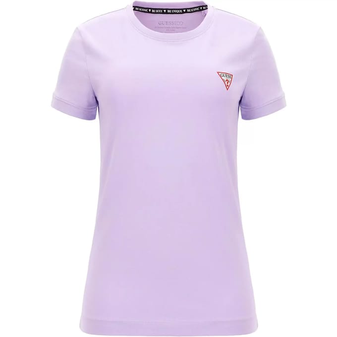 Dames-T-shirt met ronde hals Guess Mini Triangle