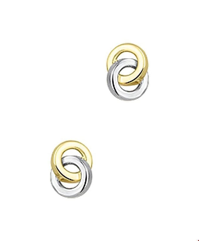 TFT Oorknoppen Geelgoud  6 mm x 4.5 mm