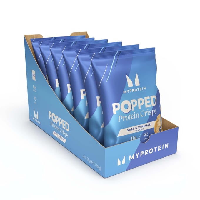 Gepofte eiwitchips - Salt & Vinegar