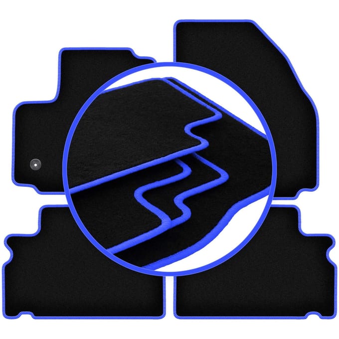CARLUX-BLUE automatten voor: Ford Galaxy MK2 minivan (2012-2015)
