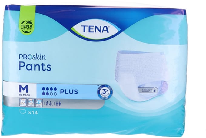 TENA Proskin Pants Plus - Medium- 5 x 14 stuks voordeelverpakking