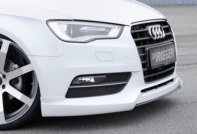RIEGER - FRONT PERFORMANCE SPOILER LIP - AUDI A3 8V before facelift - PRIMER