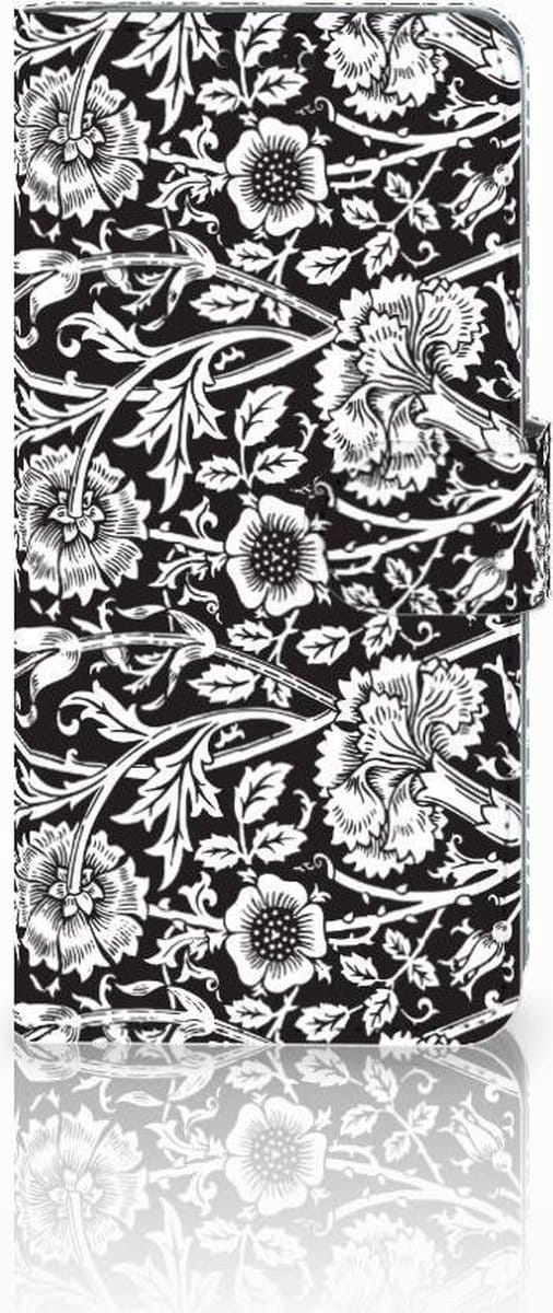 Huawei P30 Pro Hoesje Black Flowers