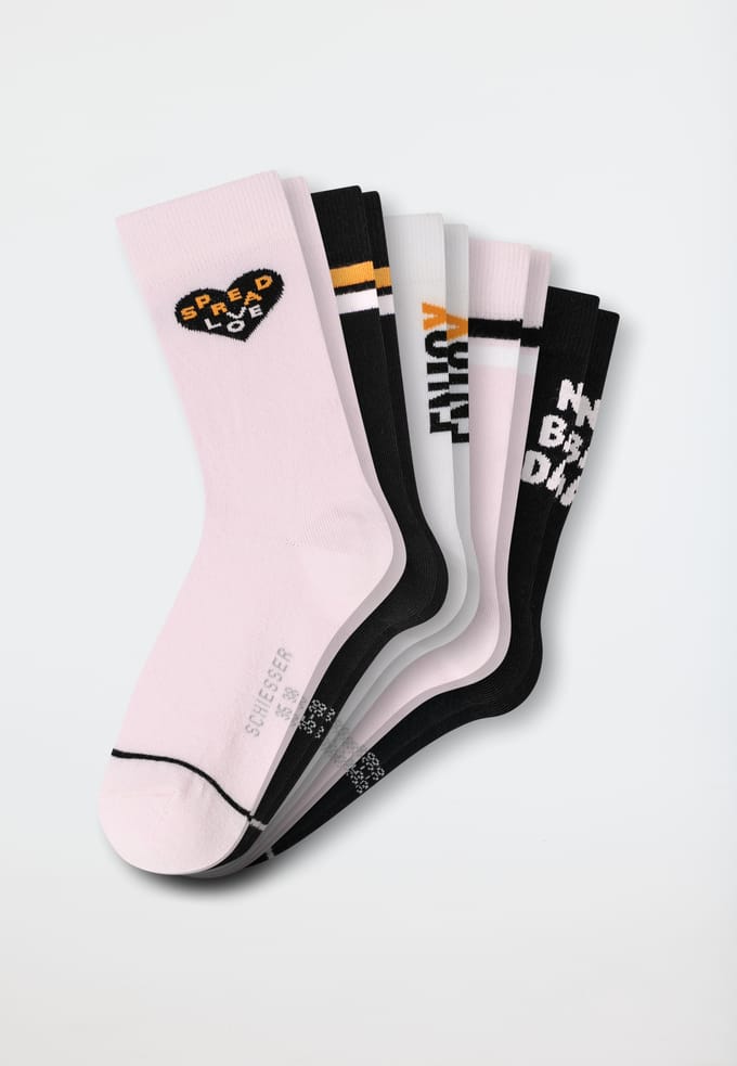 Meisjessokken, set van 5, meerkleurig - Legwear Teens 35/38
