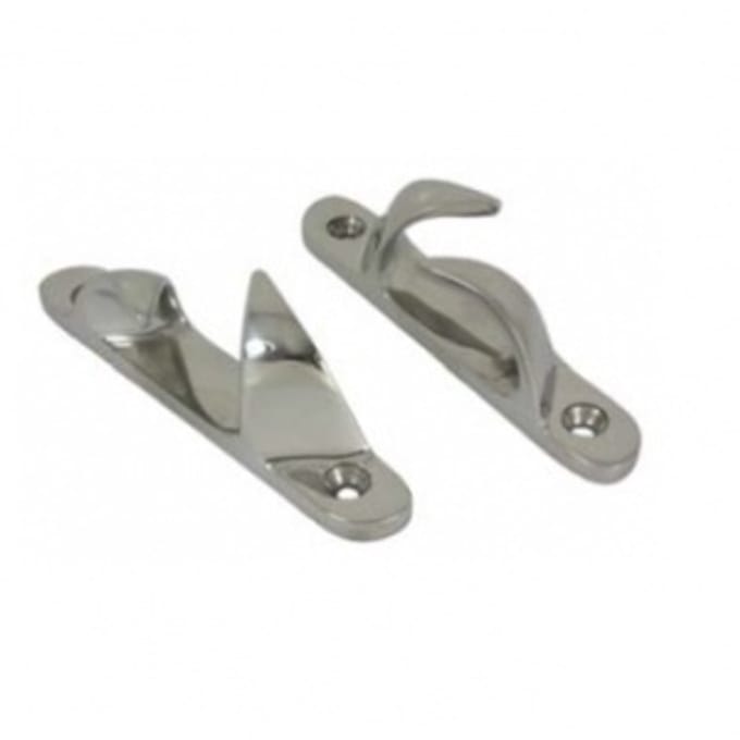 Kikker RVS set - 148x27x28 mm - 2 stuks