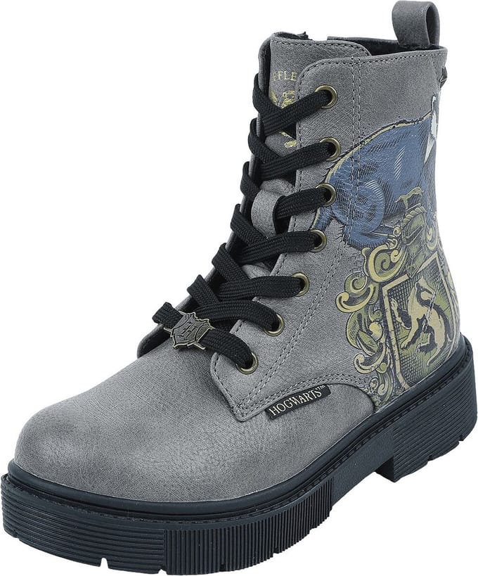 Harry Potter Kids - Hufflepuff Unisex Kinderlaarzen - grijs - EU 33