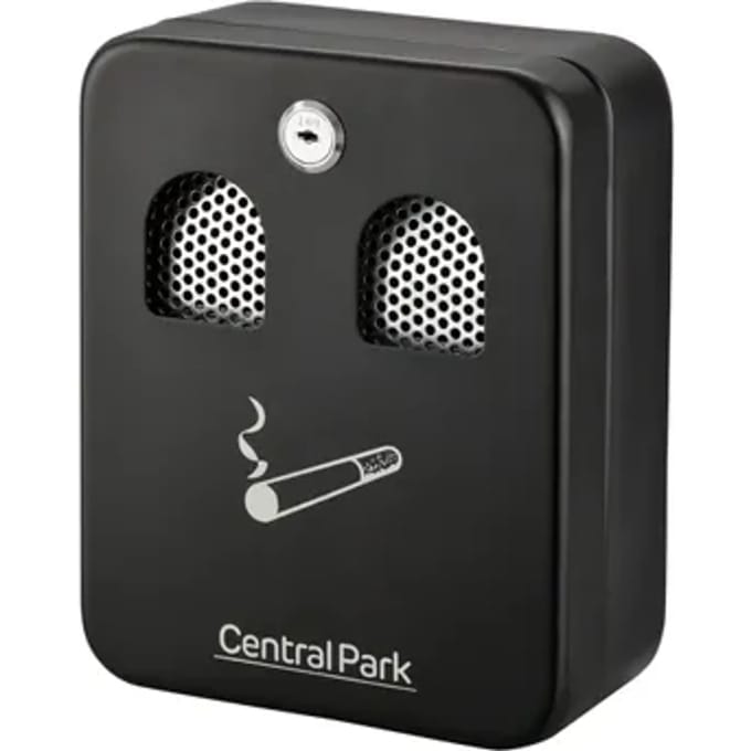 Central Park Wandasbak - Staal - Zwart - 16x20x8,5cm