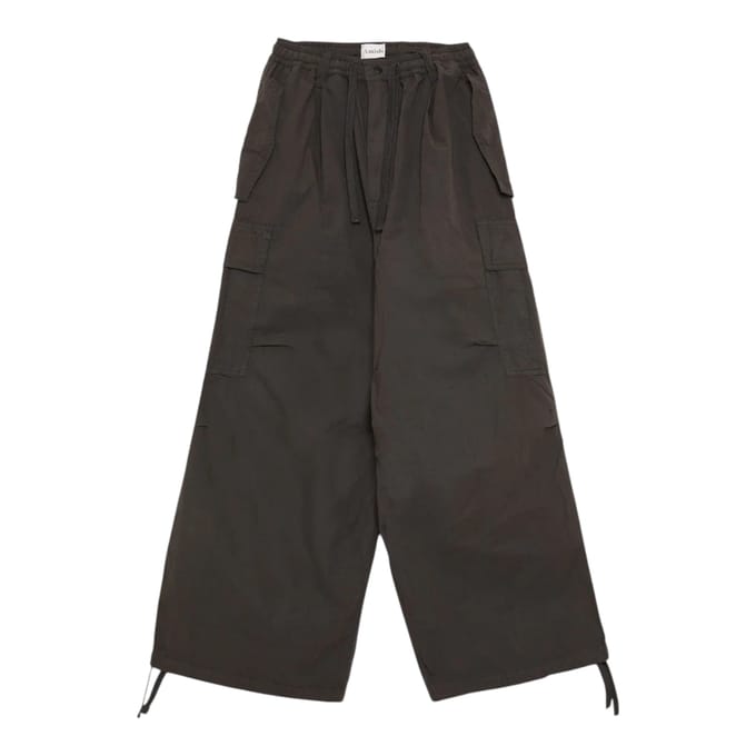 broeken Amish paracargo unisex Amish zware popeline - zwart gewassen