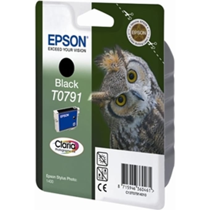 Epson T0791 inktcartridge zwart (origineel)