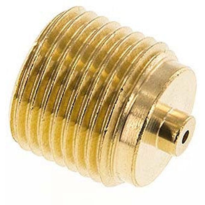 G1/2'' (M) x G1/4'' (F) Messing Adapter voor Manometer - 19mm [2 Stuks]