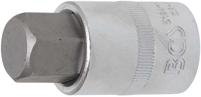 BGS bit inzet 12,5 (1/2) binnenzeskant 19 x 55 mm - 5184-H19