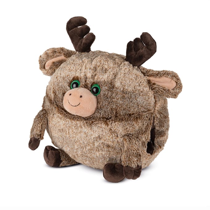 Cozy Noxxiez Handwarmer/knuffel Rendier Junior 35 Cm Bruin