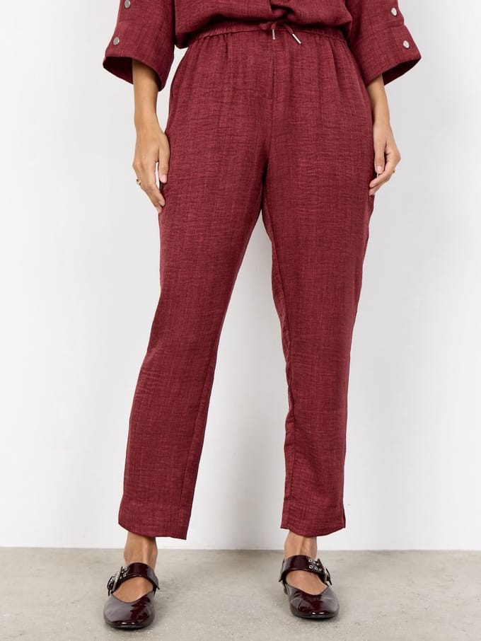 Soyaconcept Sc-charissa 2-b oxblood broek