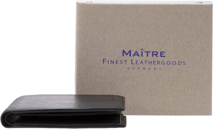 Maître Portemonnee Hundsbach Wolfram Billfold Black Zwart