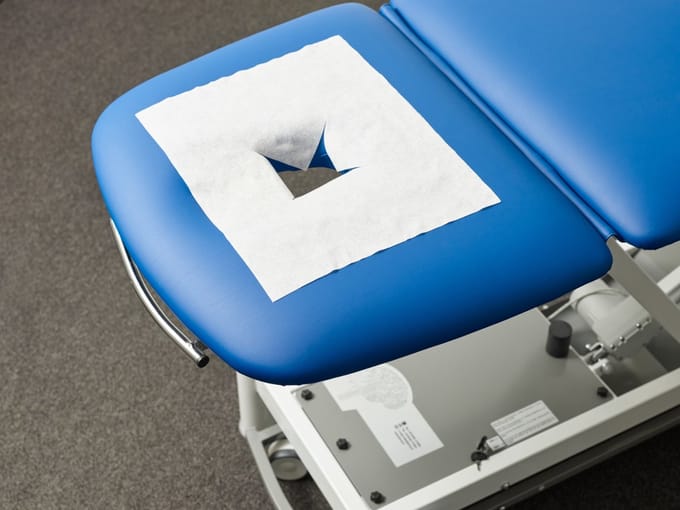 Bodybow Hoofdsteuncovers met gezichtsuitsparing 100 st