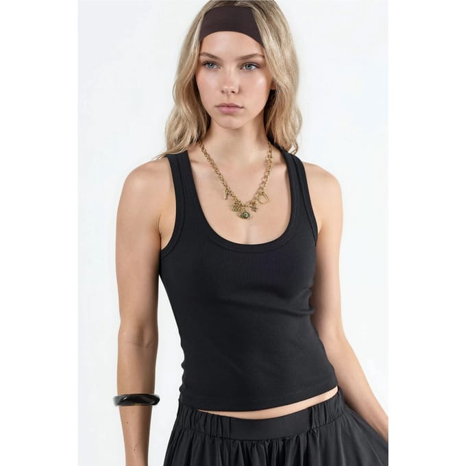 Mouwloze U-hals Modal Katoenen Tanktop