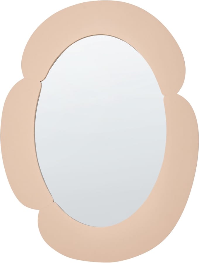 ALVENA - Wandspiegel - Beige - MDF