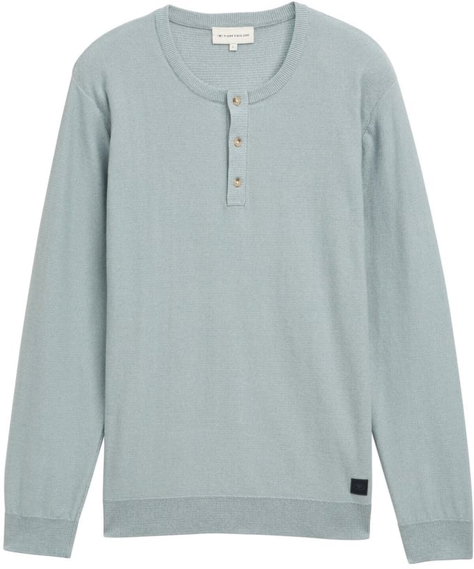 Tom Tailor Gebreide Henley-trui