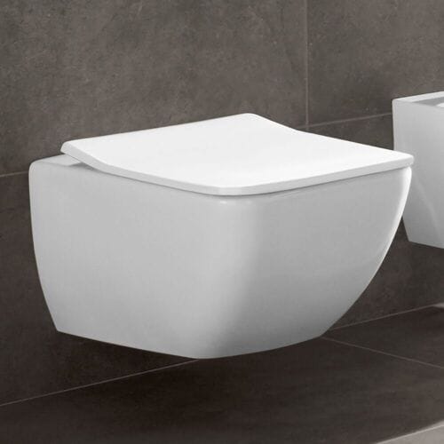 Villeroy & Boch Venticello - Wandcloset met Softclose WC-zitting, DirectFlush, alpine wit 4611RS01