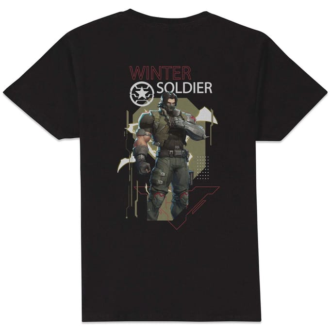 Marvel Rivals Winter Soldier Unisex T-Shirt - Black - L