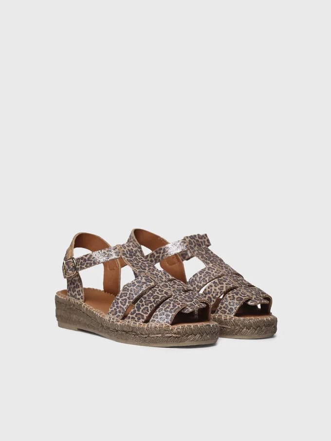Espadrilles met dierenprint voor dames | ESTELA-LE