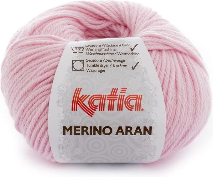 Katia Merino Aran - 67 roze - Merinogaren