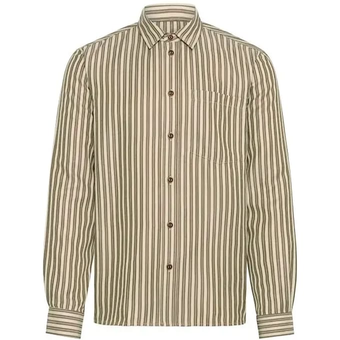 Shirt met lange mouwen Solid Roydon stripe