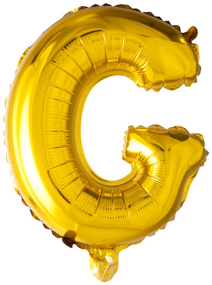 Folie Ballon Letter 40″ G - Goud