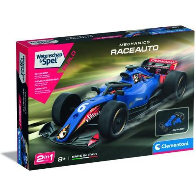 Clementoni Wetenschap & Spel - Formula 1 Auto - Constructie Speelgoed - STEM Speelgoed - 100+ onderdelen - Vanaf 8 jaar