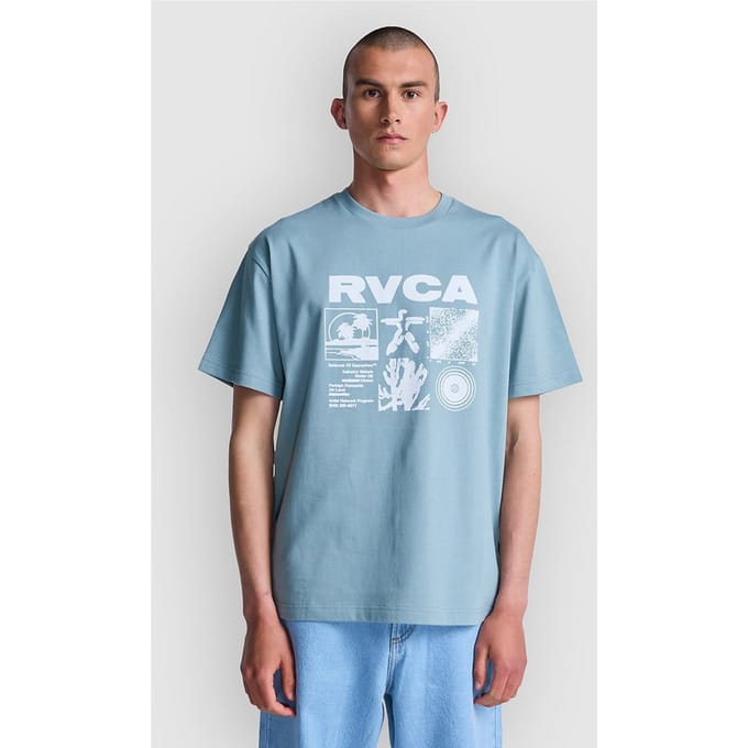 RVCA Program T-Shirt grijs