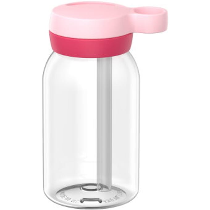 Mepal Campus drinkfles met rietje 450 ml - Cool roze
