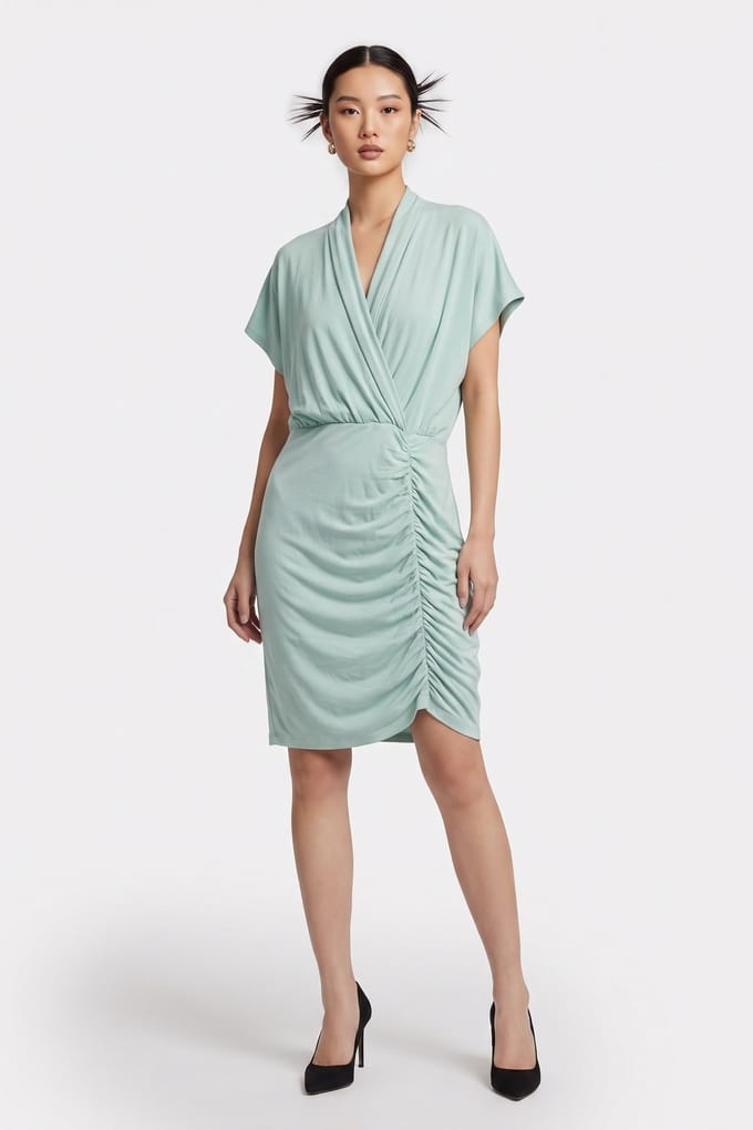 IRO Paris Bertille Dress Aqua Größe: L | Midikleider Outlet | Damen | Cyan