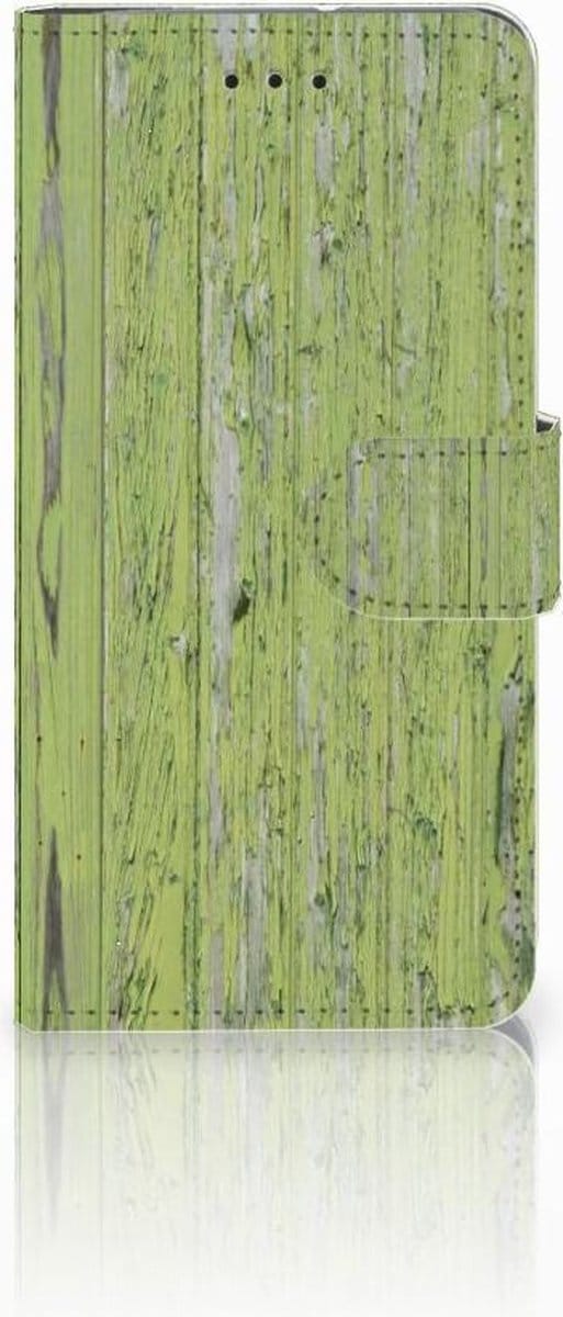 Motorola Moto G7 Play Book Style Case Green Wood