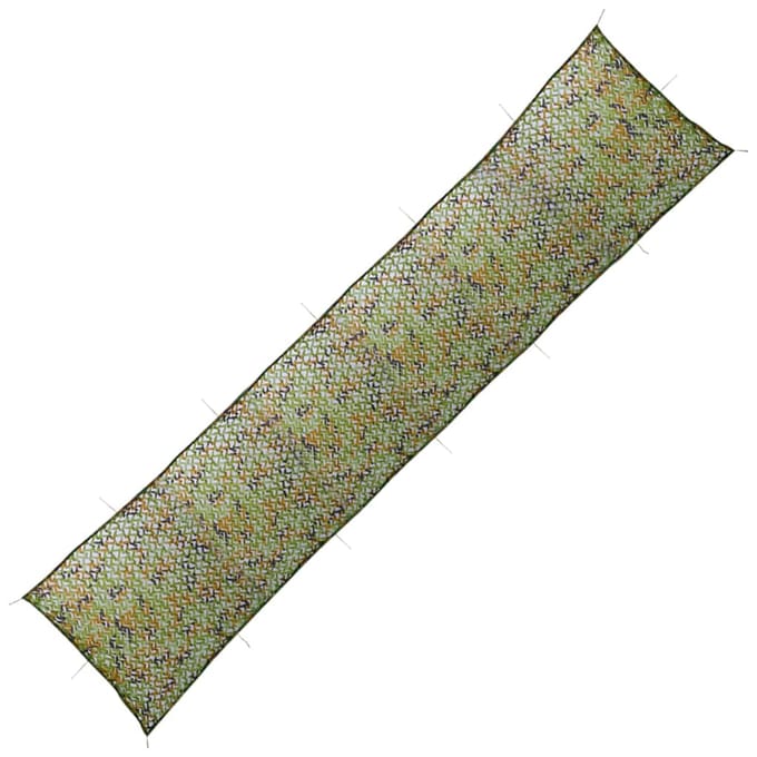 vidaXL - Camouflagenet - met - opbergtas - 1,5x6 - m - groen