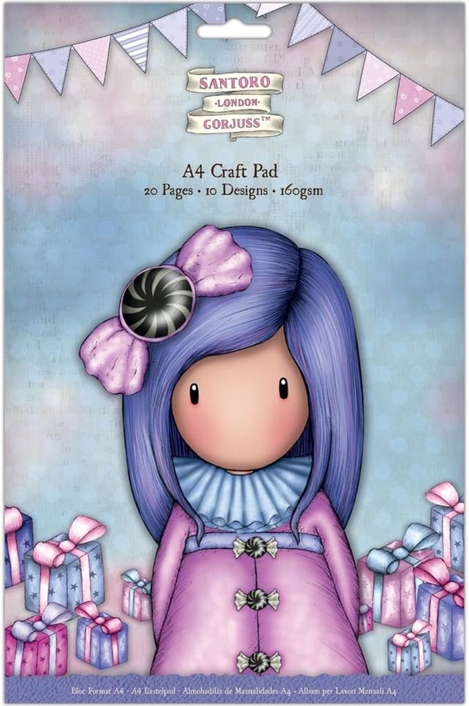 A4 Craft Pad (20pk) - Santoro - Birthday