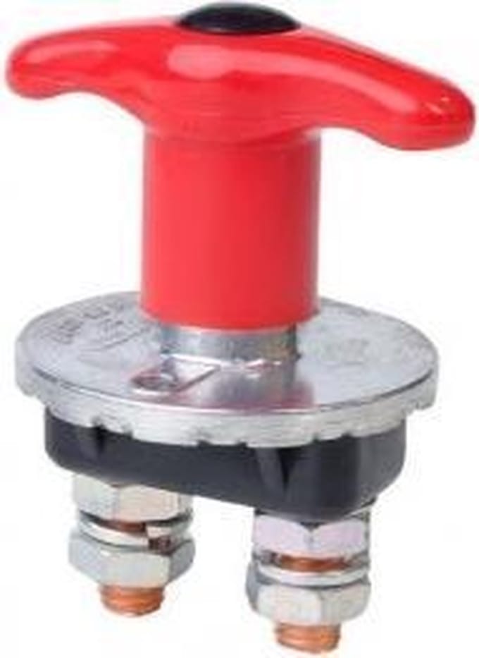 Power switch - Battery isolator schakelaar 12V / 24V