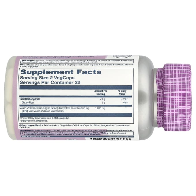 Mastic Gompje, 1.000Mg, 45 Vegetarische Capsules (500 mg per capsule)