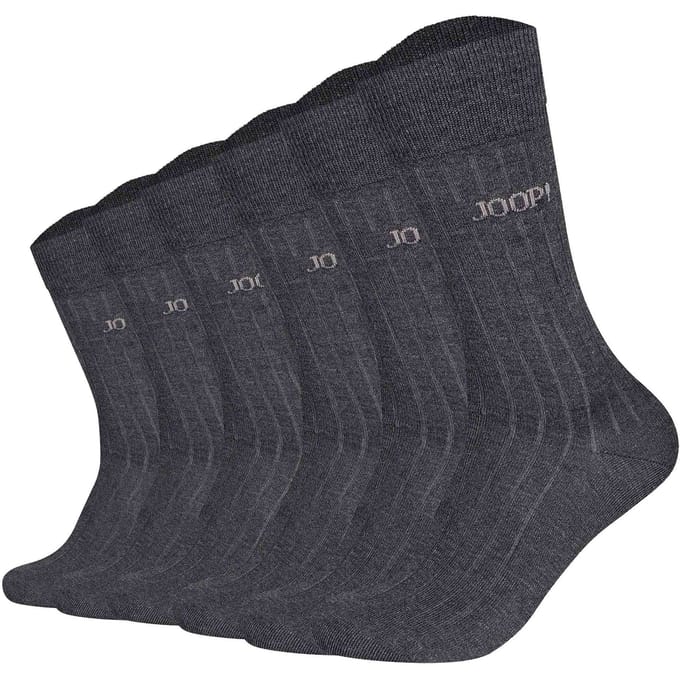 JOOP! Sokken Premium Essential Mercerised Socks 6P Set van 6