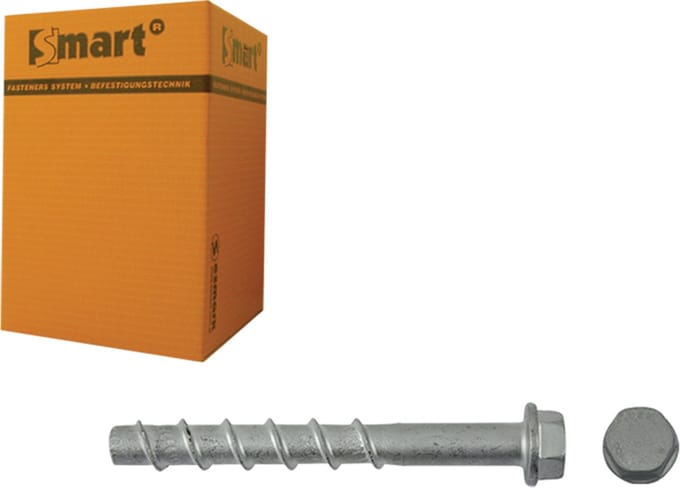 SMART | Betonschroef S-BSZ 8x15x60 Znlamel | 50 st
