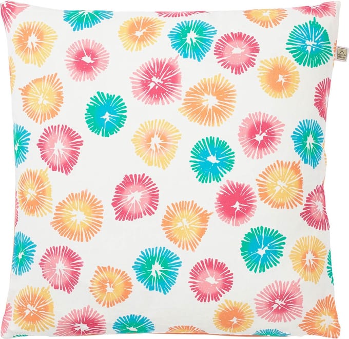 Dutch Decor TIQUE - Sierkussen koraal 45x45 cm - roze - Inclusief binnenkussen