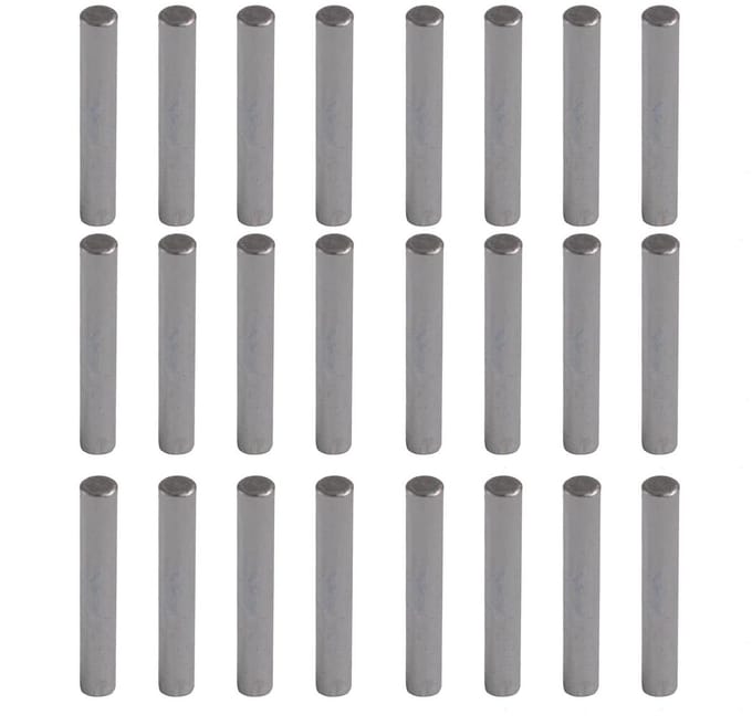 Allecta - Cilinderstift 6x40 mm roestvrij staal - Set van 24 stuks