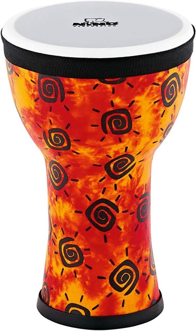 Mini Djembe Trommel voor Kinderen - Zonnig Ontwerp Direct Speelbaar