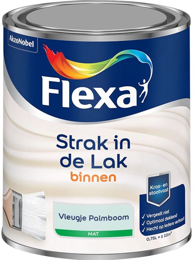 Flexa - Strak In De Lak Binnenlak Mat - Vleugje Palmboom - Mengverf - 750 Ml