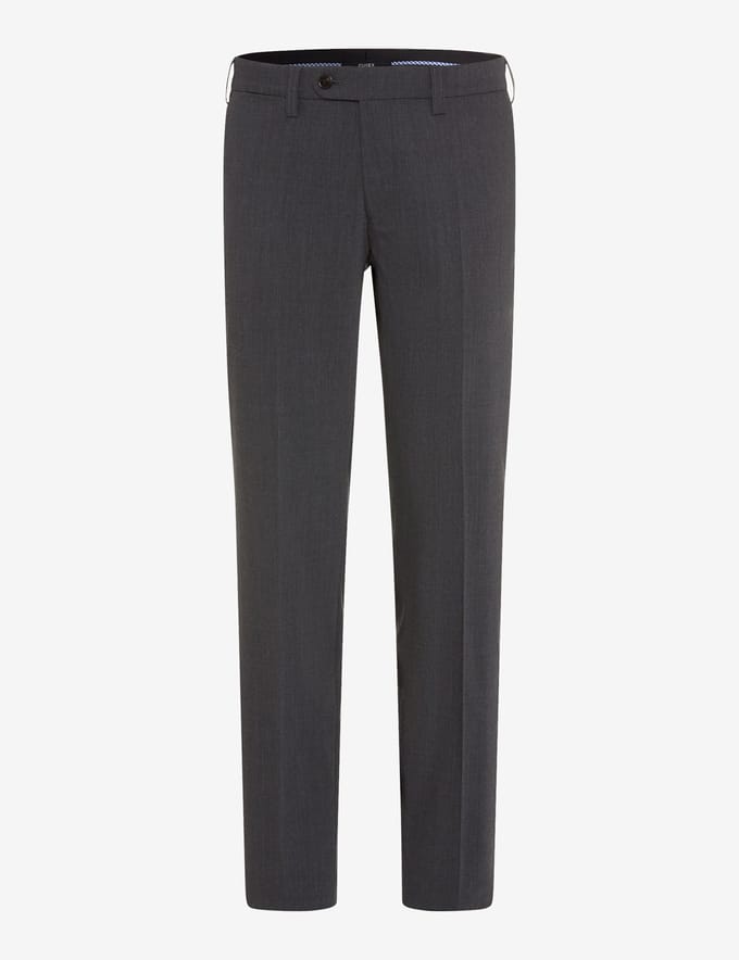 Eurex Heren Flatfrontbroek  Style JAN MID GREY, mediumgrijs, maat 60